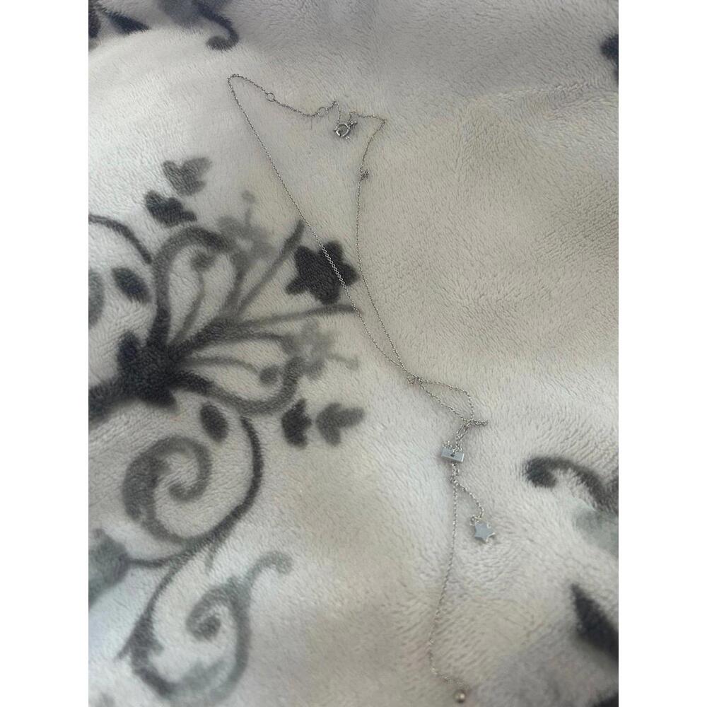 Delicate Tiny Necklace Star Adjustable 925 Sterli… - image 1